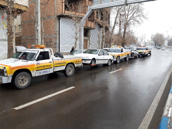 امداد خودرو شبانه روزی در شرق تهران